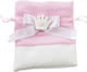 Handmade Christening Favor Pouch Pink Crown 11cm X 10cm Ls53216 Georgiou Sg-ls53216