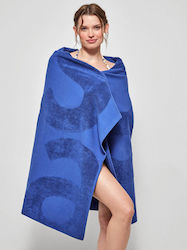 Gisela Beach Towel Cotton Blue Gisela Beach Towel Cotton Blue