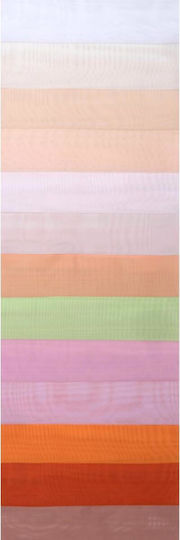Viopros Curtain with Pencil Pleat Red 140x270cm