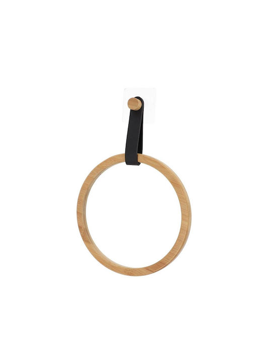 Atmosphera Single Wall-Mounted Bathroom Ring ​21x30cm Black