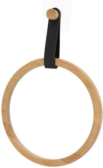 Atmosphera Single Wall-Mounted Bathroom Ring ​21x30cm Black