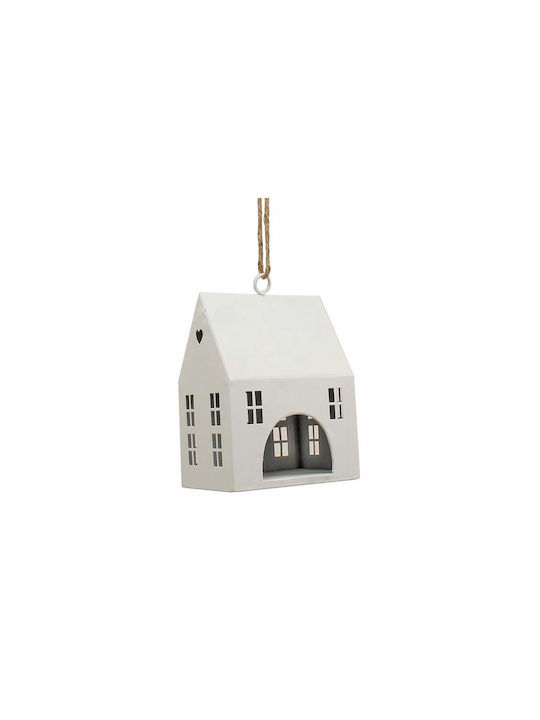 Hanging Ornament House White