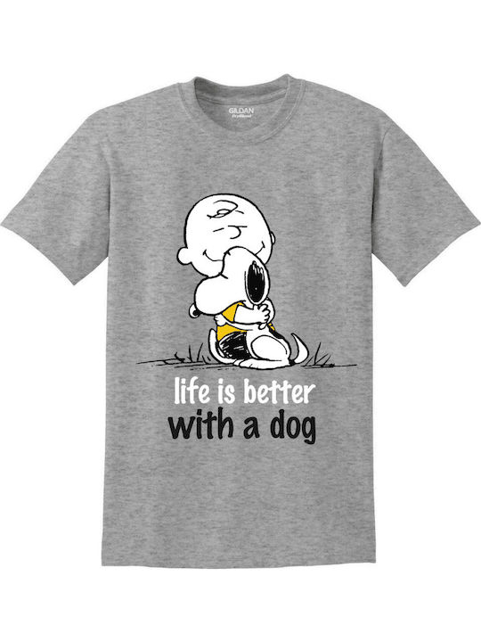 Gildan Παιδικό T-shirt Γκρι