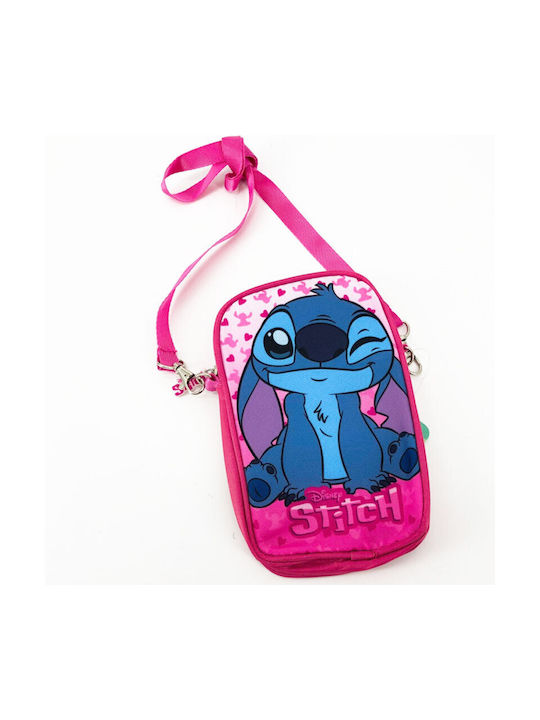 Kids Shoulder Bag Mobile Stitch Pink