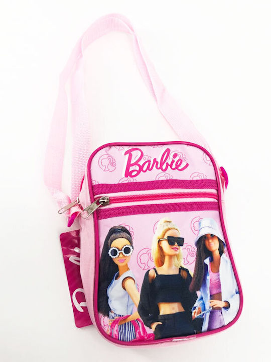Geantă de umăr roz pentru copii Barbie
