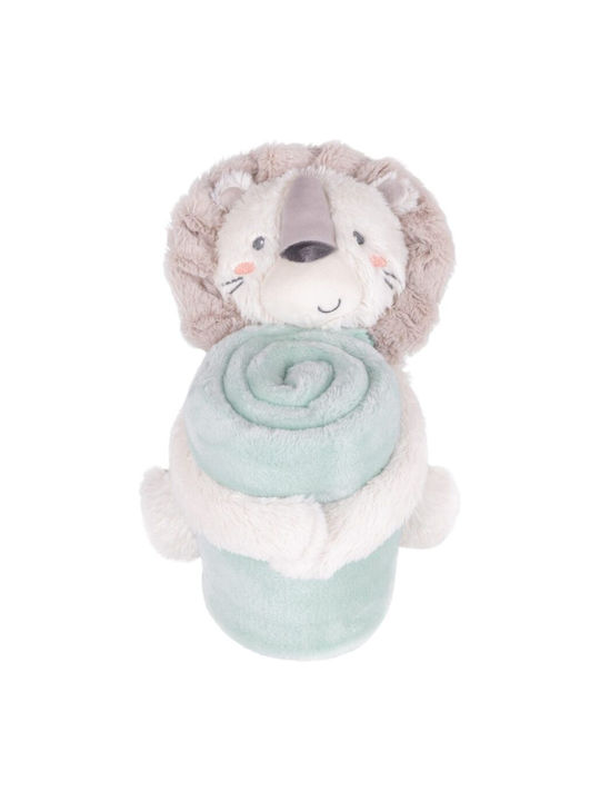 Queen Mother Baby Blanket Nursery Swaddling Blanket Jungle King Velvet Turquoise Veraman 70x100cm