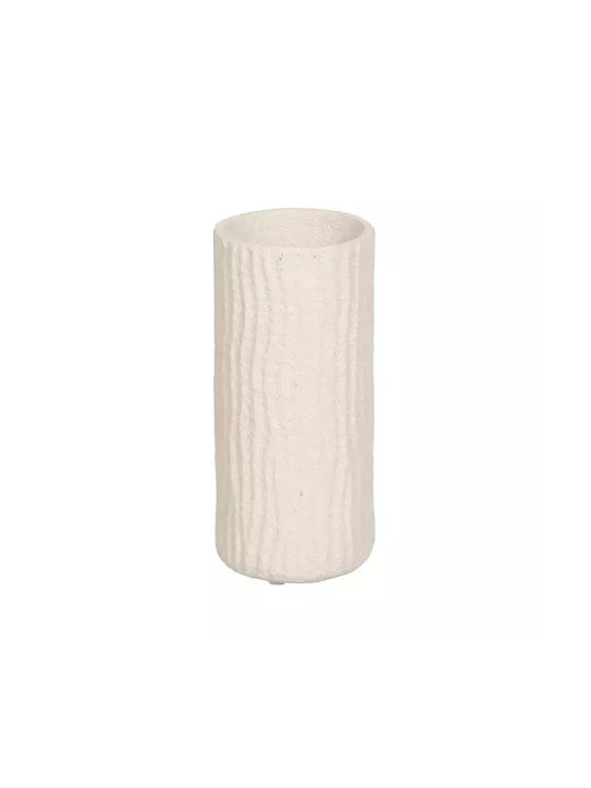 Ixia Regal Διακοσμητικό Βάζο Κεραμικό Μπεζ Φ10xΥ22cm