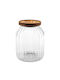 Atmosphera Vase General Use with Lid Glass Transparent 2000ml