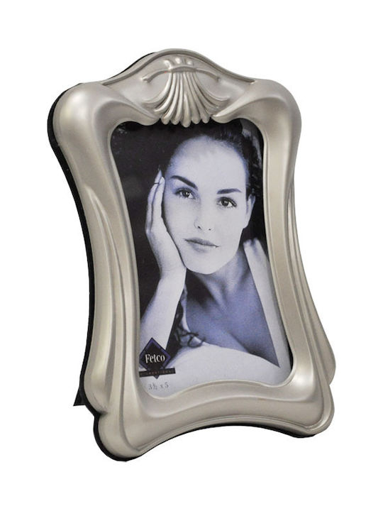 Metallic Photo Frame With Silver Frame