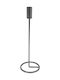 Koopman Candle Holder Metal in Silver Color 10x31cm 1pcs