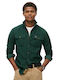 Ovin Trailsman Long Sleeve Corduroy Shirt in Regular Fit Pine Green