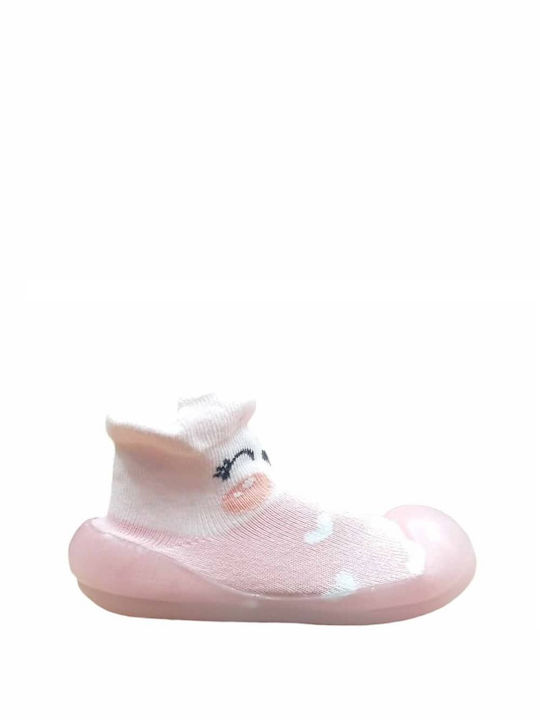 Childrenland Kids' Slipper Socks Pink