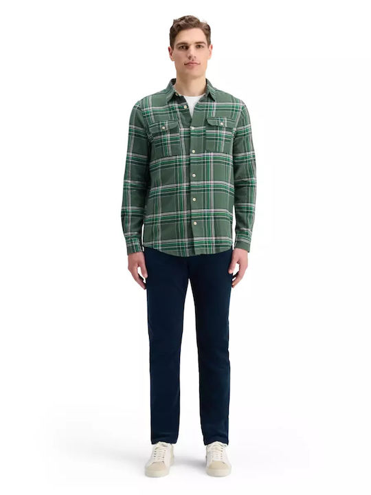 Scotch & Soda Long-sleeved Flannel Shirt Checke...