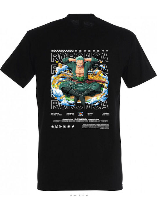 kirikoko Roronoa Zoro Powers One Piece Anime T-shirt Цял бански