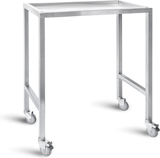 DM Construction Τροχήλατο Τραπεζάκι Surgery W50xD100xH110cm D-44