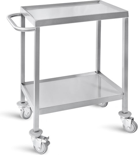 DM Construction Τροχήλατο Τραπεζάκι Surgery W50xD70xH85cm D-41