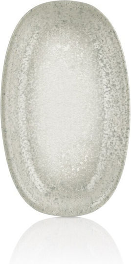 By Bone Servierplatte Oval aus Porzellan Weiß 29x17.5cm 6Stück