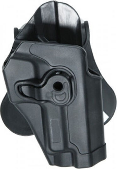 Asg Black Pistol Belt Holster 42cm