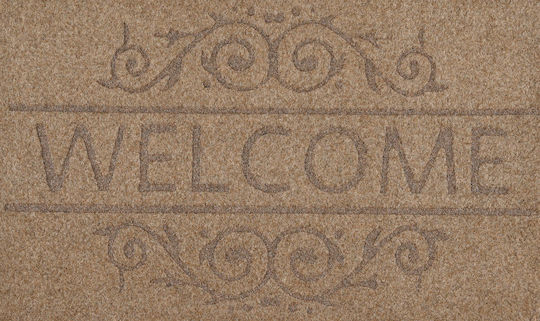 Entrance Mat Anti-slip Beige 40x60cm Thickness 7mm