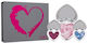 Zmile Cosmetics Sweethearts Orchid Love Кутия за грим за Лице, Очи и Устни Orchid Love 3бр