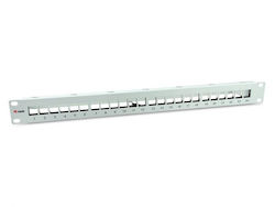 Equip Пач Панел Keystone за Rack 1U 19" 24 Порт...