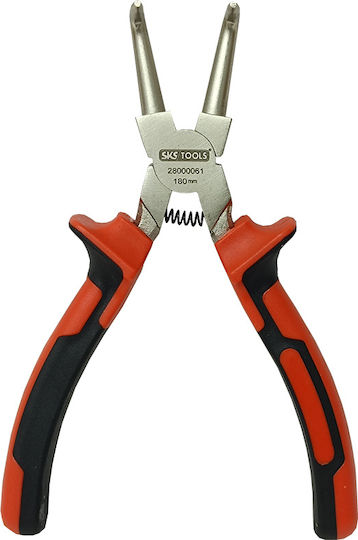 SKS Tools Clește pentru Circlip Curbată Lungime 180mm