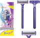 Medaction Velvet Reusable Razor for Body with 4 Blades Replacement Heads 8 Pieces