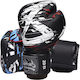 8 Weapons Boxing Gloves Leather for Match Black