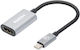 Manhattan Converter USB-C male to HDMI female Gray 1pcs 153973