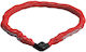 Bicycle Cable Lock with Key Red
