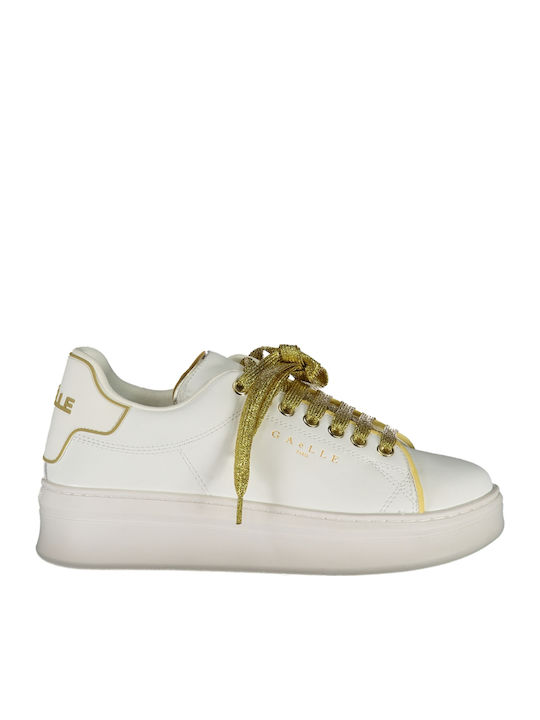 Γυναικεία Flatforms Sneakers Λευκά