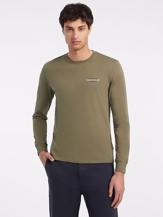 Guess Long Sleeve Blouse Khaki