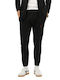 M D2 Sweatpants with Elastic Black