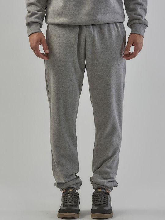 Sweatpants with Elastic Dk Grey Mel