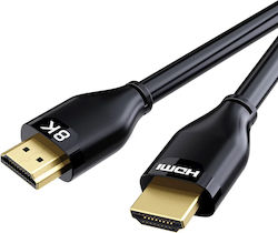 Cabletime CT-HM8K-PB3 HDMI 2.1 HDMI male - HDMI male 3m Μαύρο
