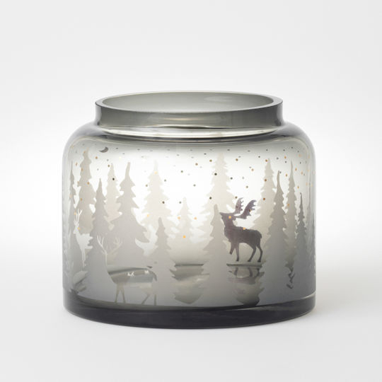 Raeder Glass Vase "Winter Scenery"