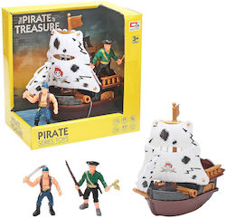 ToyMarkt Miniatur-Spaßspielzeug Piratenschiff Klein & Piraten