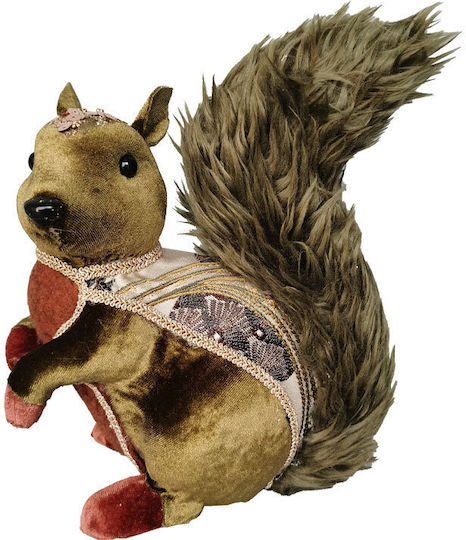 InTheBox Weihnachtliche Stoff Figur Eichhörnchen 21x21x11cm 6Stück