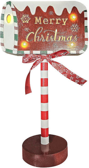 XMASfest Осветена Коледна Фигура Знак Височина 28.5см.