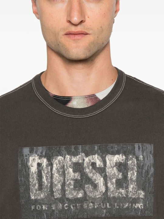 Diesel T-shirt Anthracite A14886-0DMAA-93R | Skroutz.mt