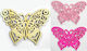 Großer Holzschmetterling 24x15cm 0519233 1 Stück
