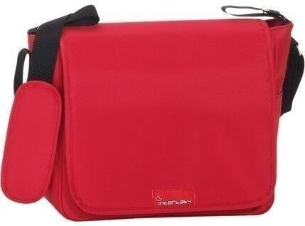 Interbaby Shoulder/Hand Diaper Bag Red 32x14x31cm.
