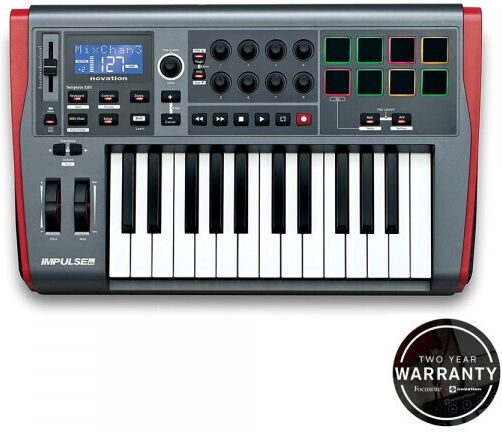 Novation Midi Controller με 25 Πλήκτρα Μαύρο