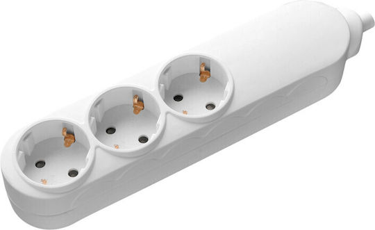 Samus Extension Cord 3ps15-2500 2500w 3 Schuko Outlets 1.5m