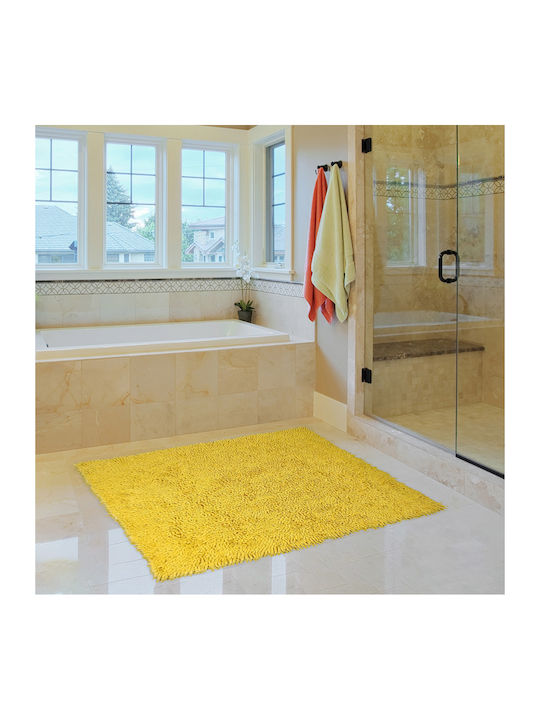 San Lorentzo Bath Mat Cotton Rasta 1402YEL Yellow 60x90cm