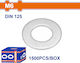 Wadfow Washer 6mm DIN 125 1500pcs