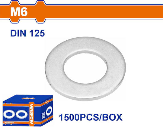 Wadfow Washer 6mm DIN 125 1500pcs