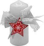 XMASfest Christmas Candle 12x5cm