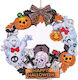 Carnival Wreath for Halloween 3D 1pcs (Μiscellaneous Designs/Colors)