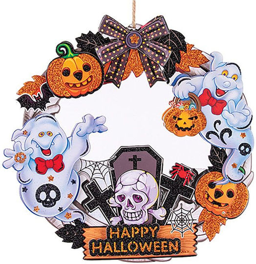Carnival Wreath for Halloween 3D 1pcs (Μiscellaneous Designs/Colors)